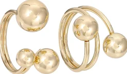 Ring-Set - Golden Beads