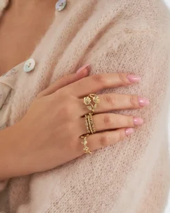 Ring-Set - Golden Rose