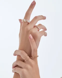 Ring-Set - Golden Shell