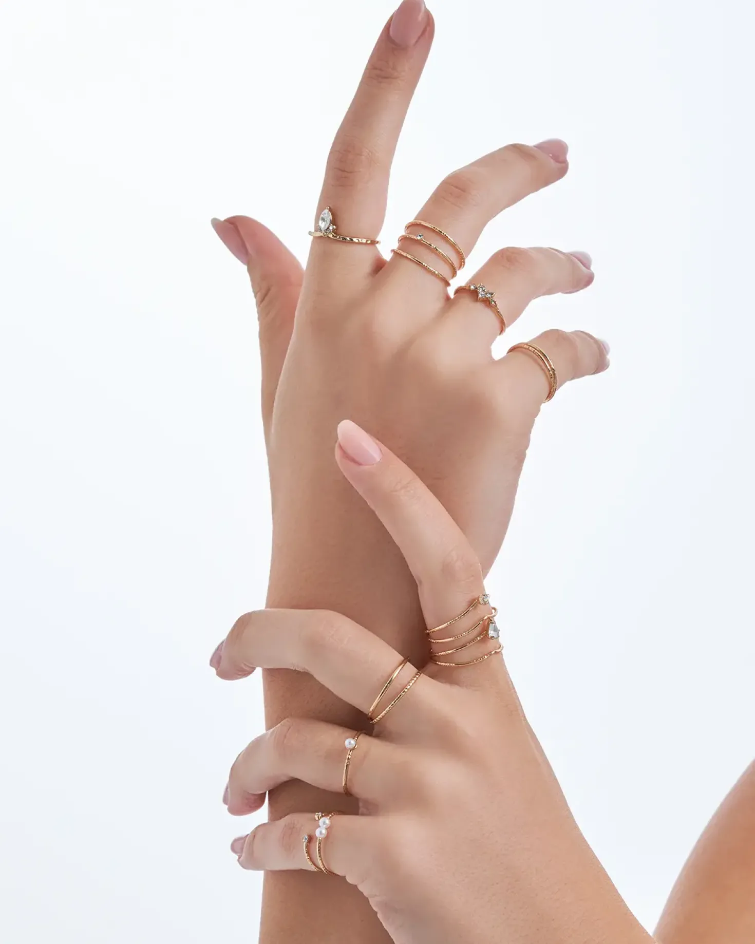 Ring-Set - Golden Stacking