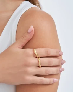 Ring-Set - Golden Wave