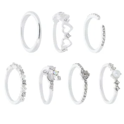 Ring-Set - Heart Charm