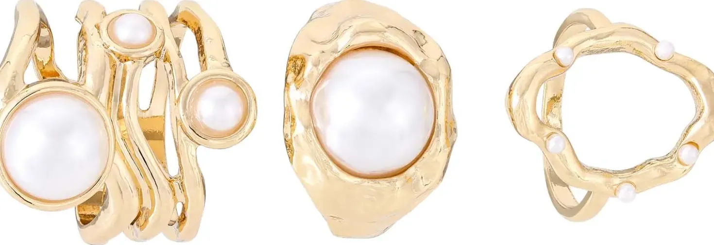 Ring-Set - Mystic Pearls