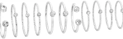 Ring-Set - Silver Glam