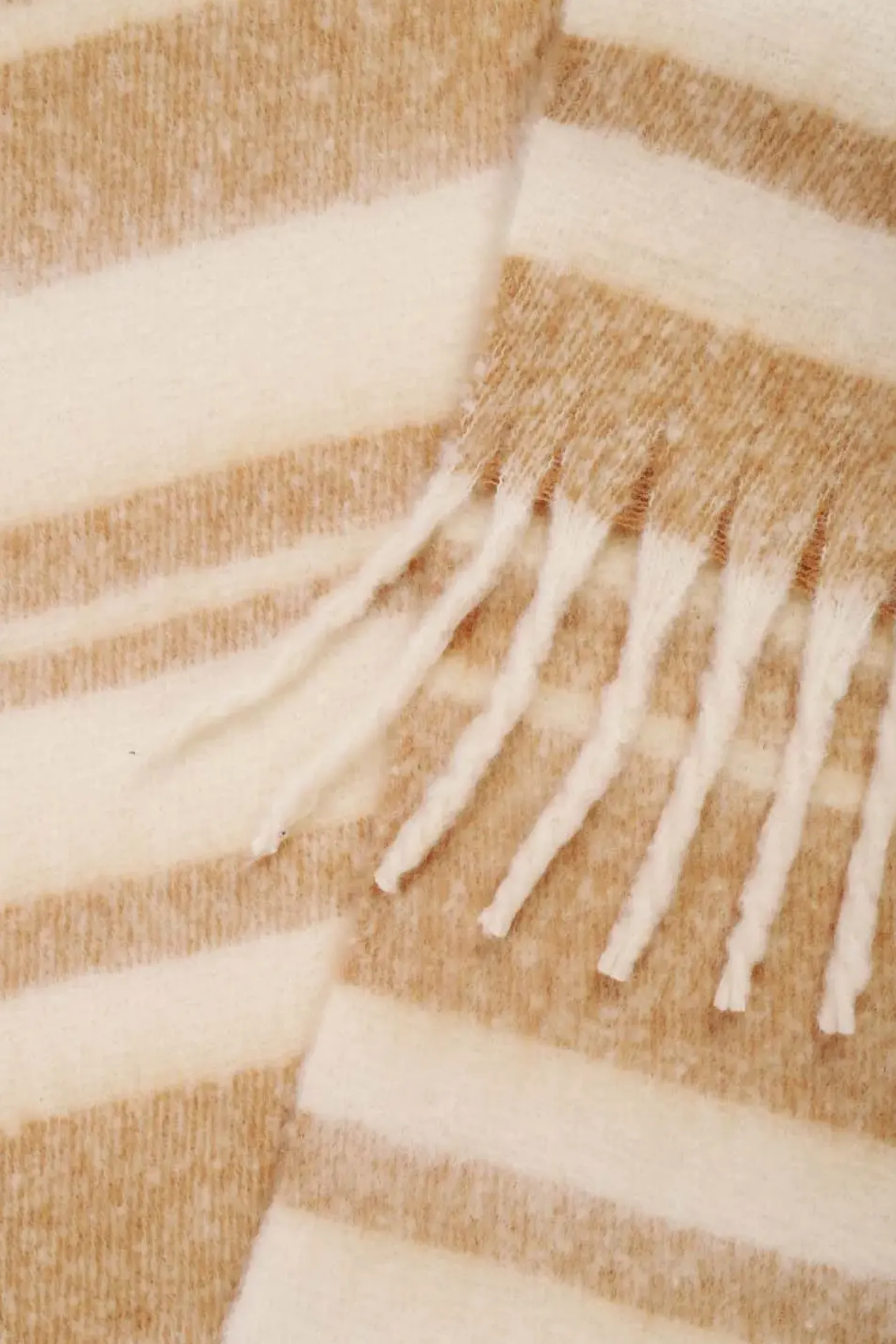Schal - Beige Stripes