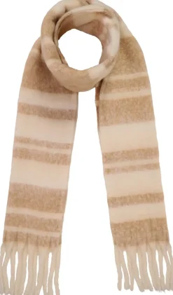 Schal - Beige Stripes