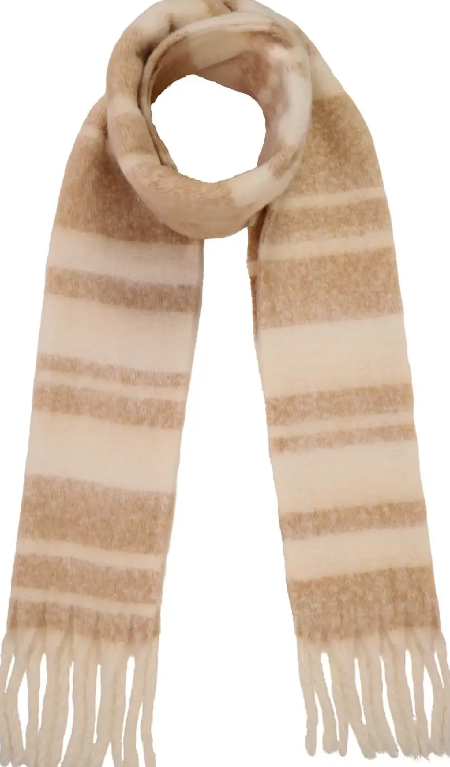 Schal - Beige Stripes