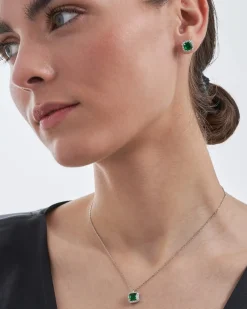 Schmuckset - Emerald Zirkonia