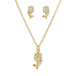 Schmuckset - Golden Tulips