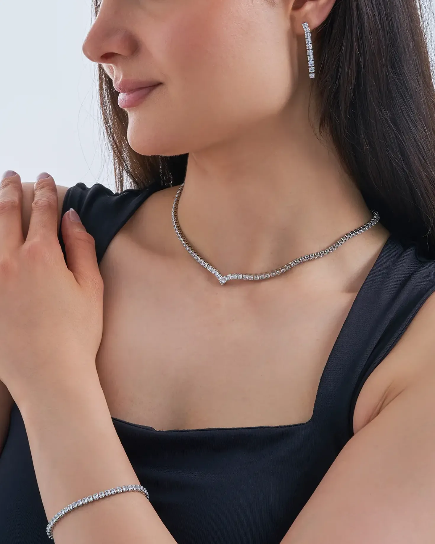 Schmuckset - Icy Silver