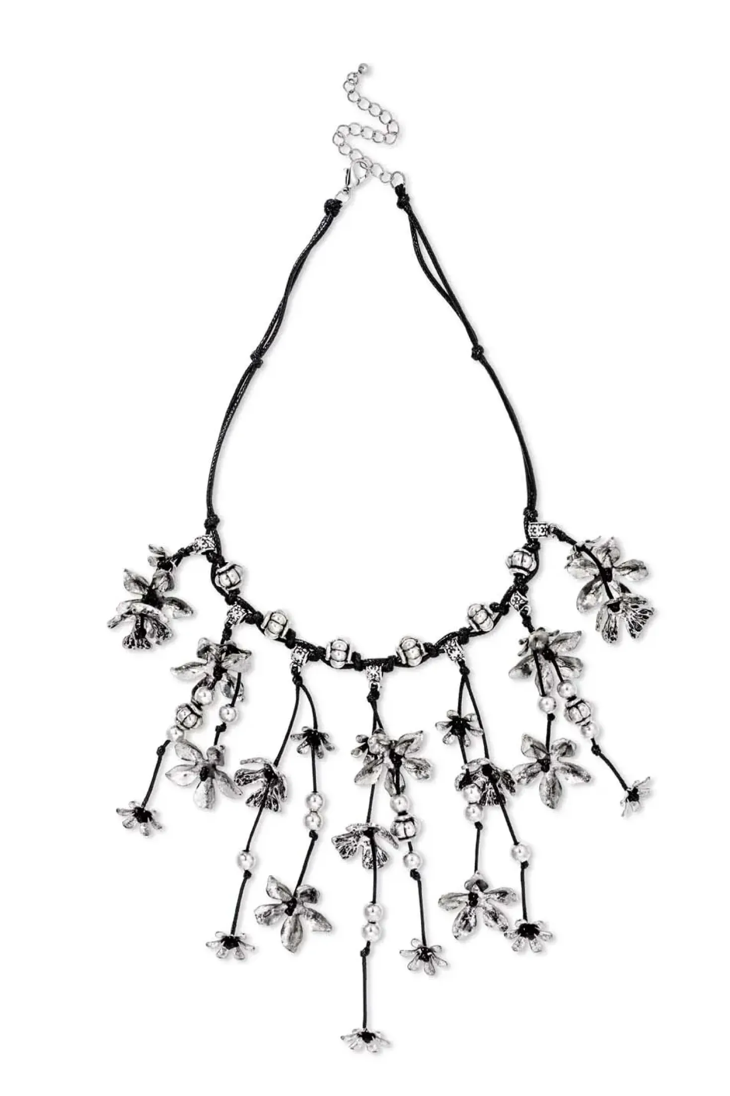 Statement Kette - Flower Fringes