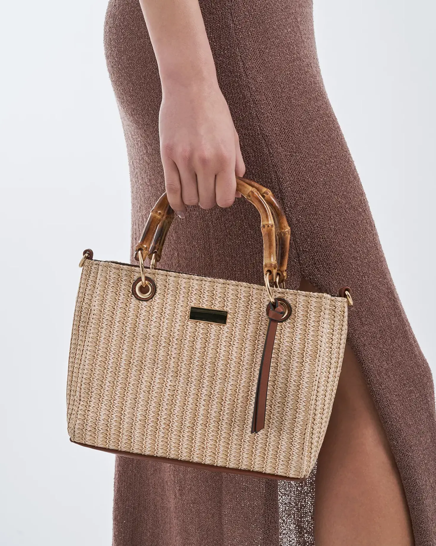 Tasche - Beige Bamboo