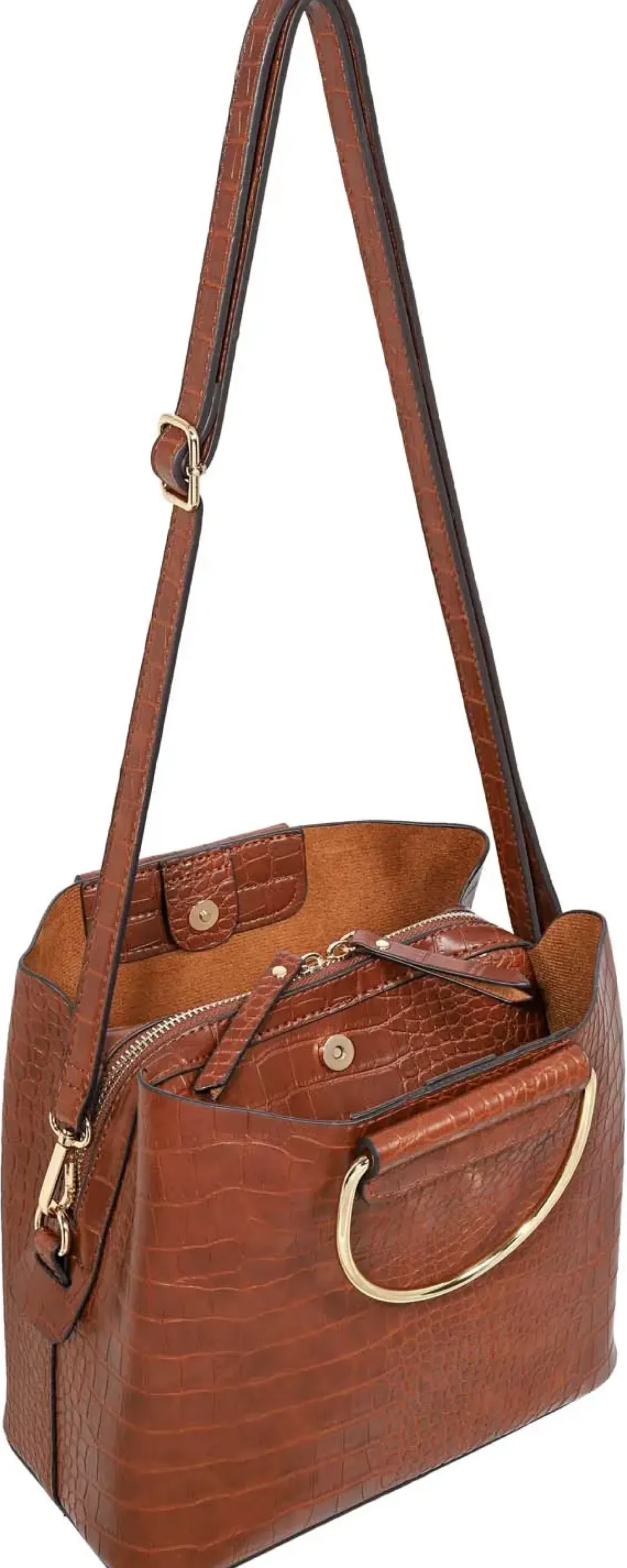 Tasche - Brown Croco
