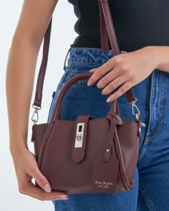 Tasche - Burgundy Elegance