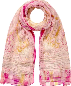 Tuch - Fuchsia Paisley