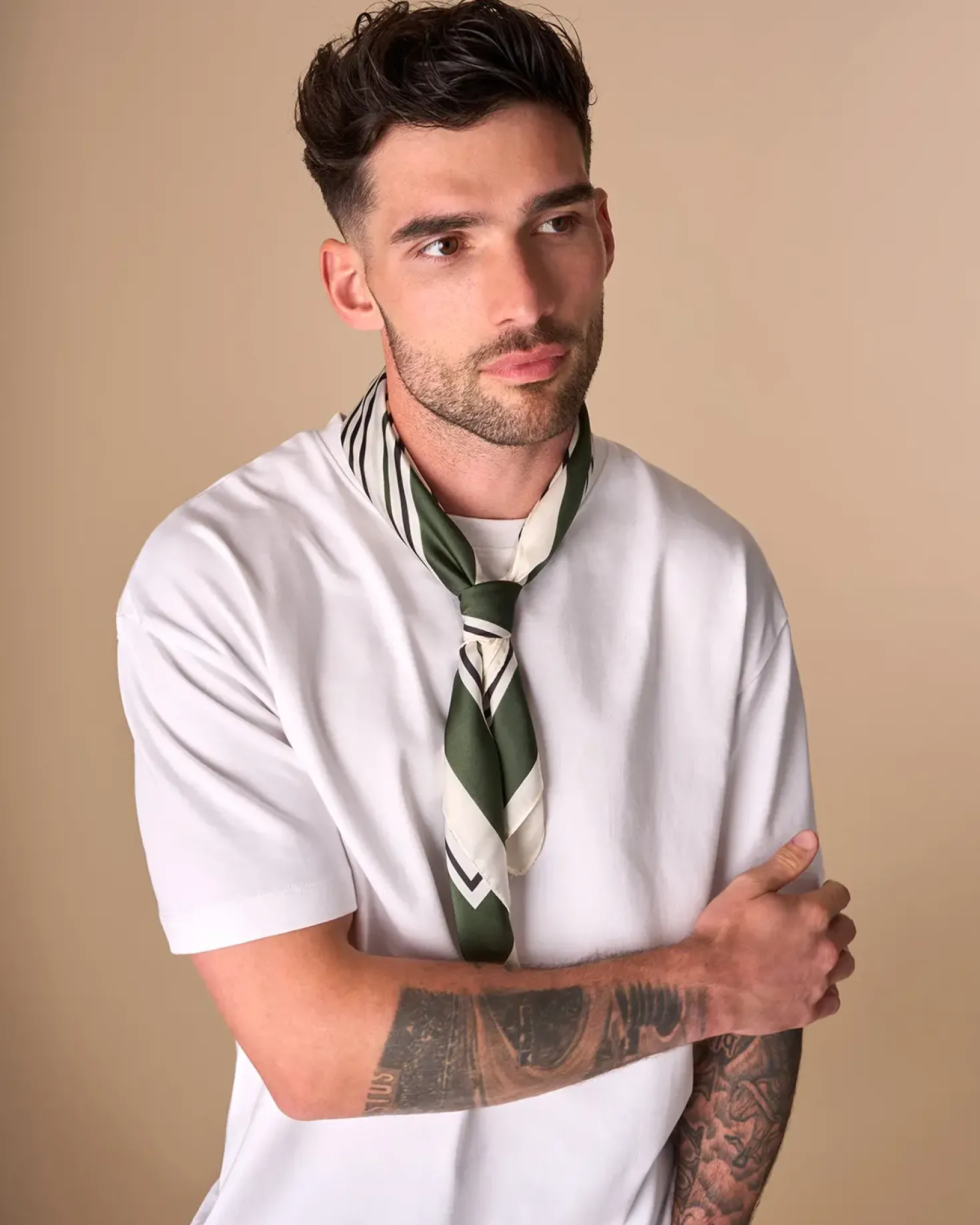Tuch - Geometric Green
