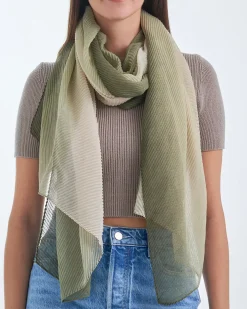 Tuch - Pleated Green