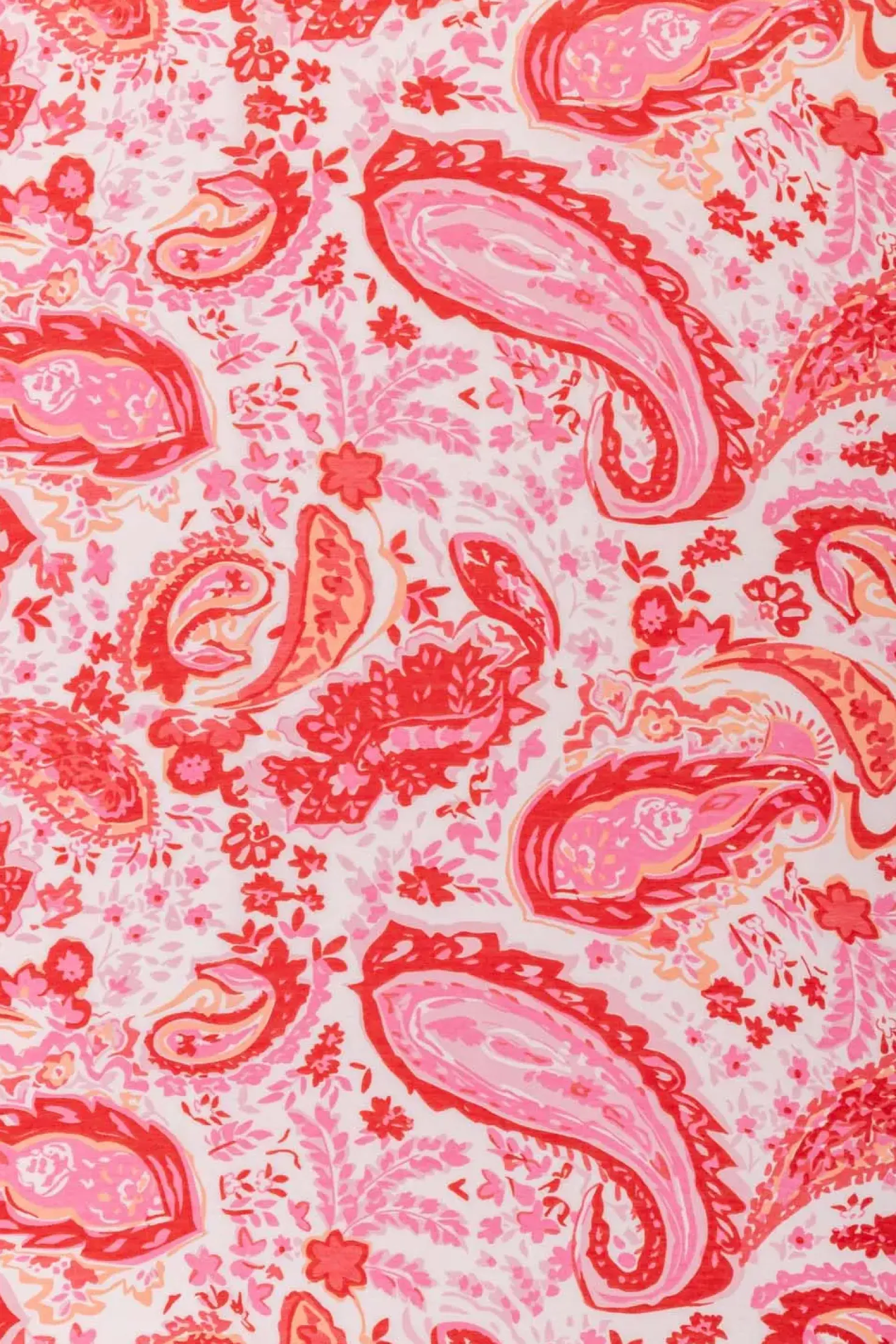 Tuch - Red Paisley