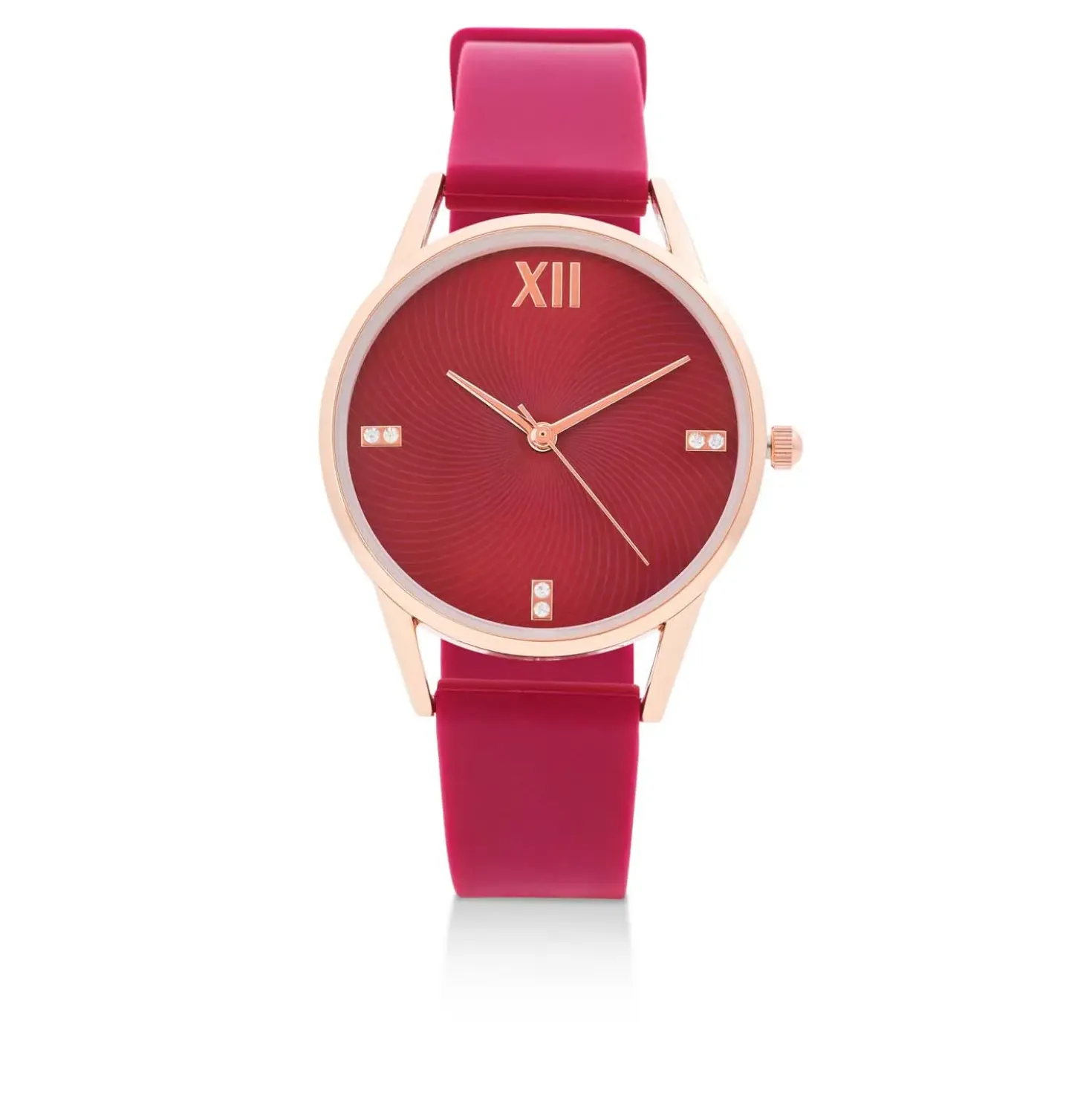 Uhr - Simple Burgundy